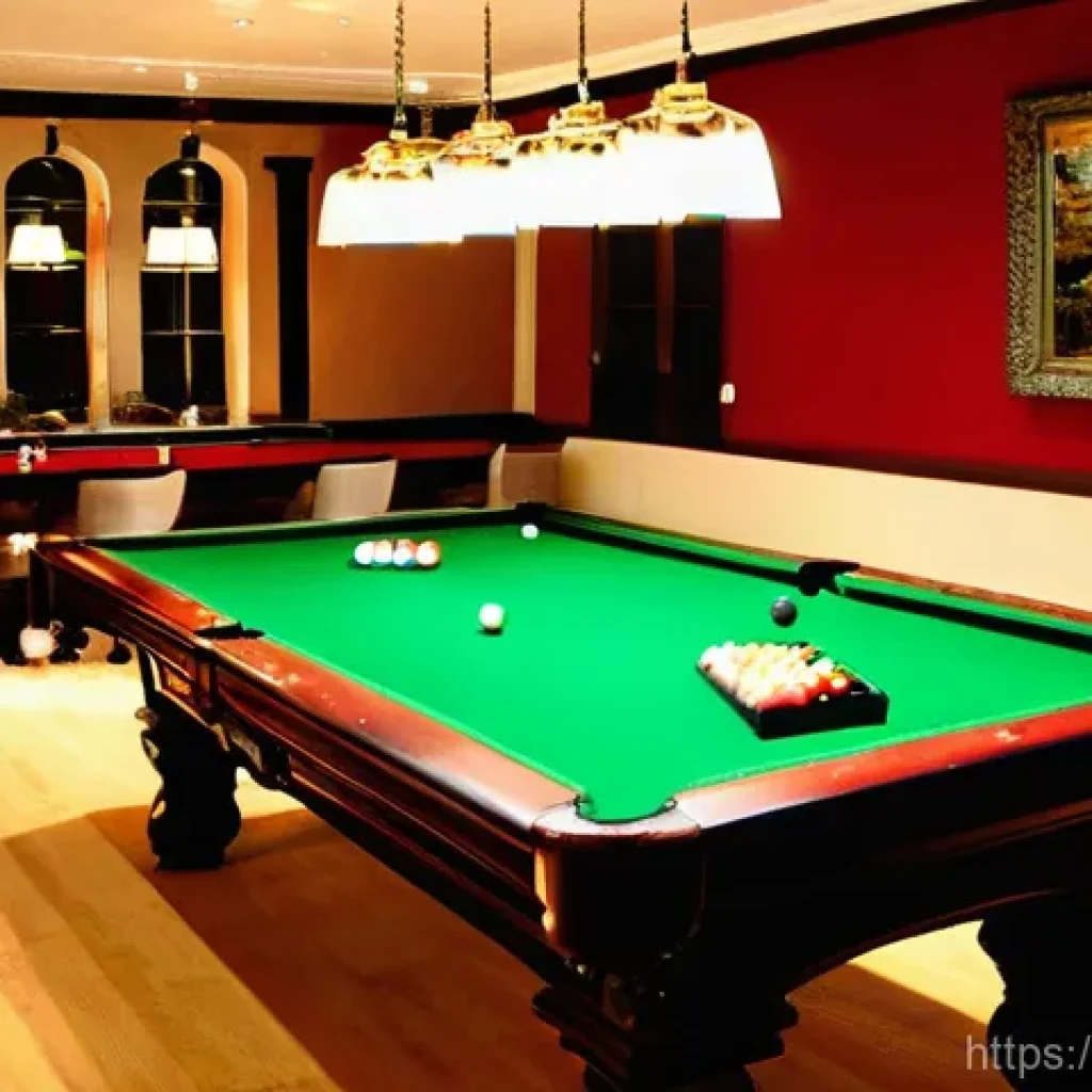 당구 클럽 창업 가이드 - **Prompt 1: A welcoming and vibrant billiards club with diverse patrons.**
"A lively, well-lit b...