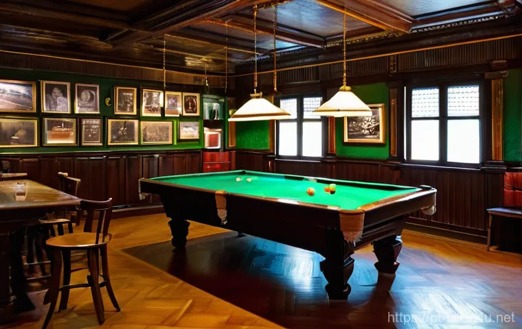 광주 당구장 추천 - Prompt 1: "Classic 'Salão de Bilhar' in São Paulo"**
