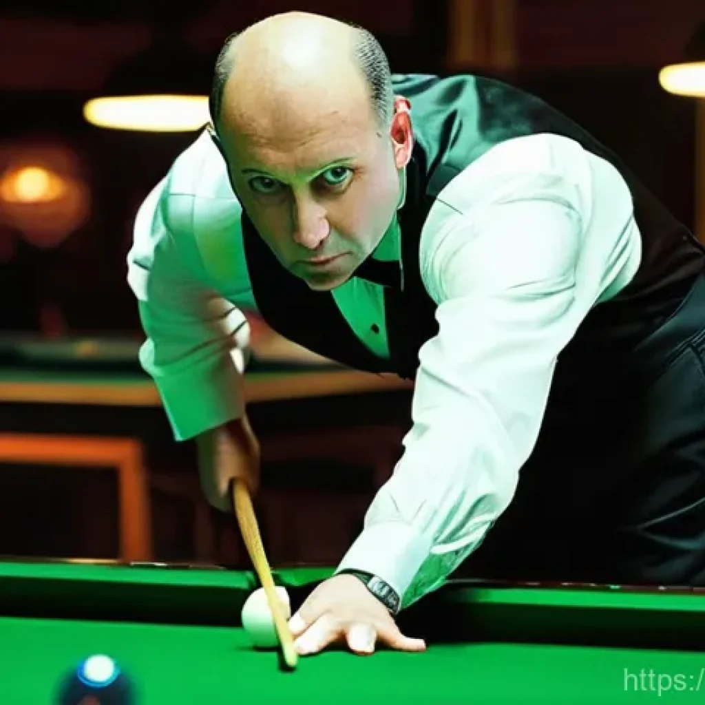 당구 심판 교육 - **Prompt 1: The Vigilant Referee**
    "A male billiards referee, mid-40s, with a serious and focuse...
